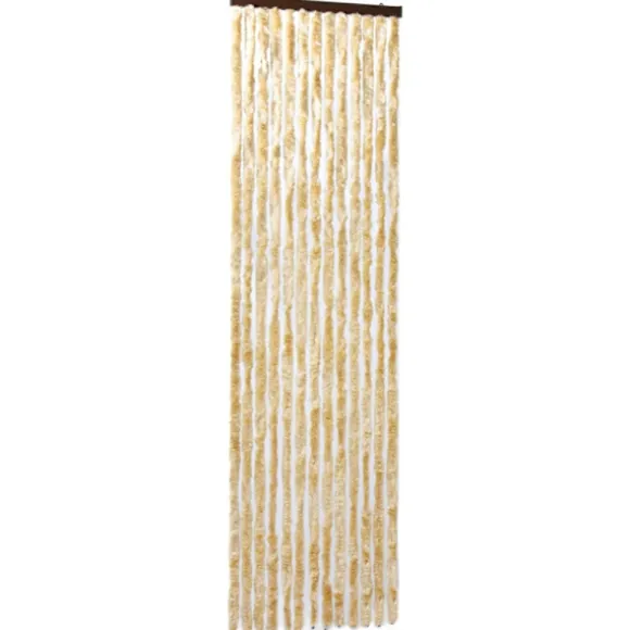 Insektsdraperi beige 118x220 cm chenille