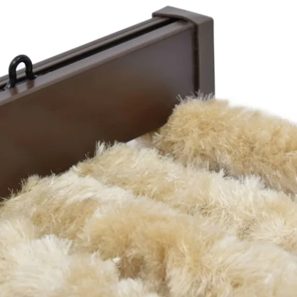 Insektsdraperi beige 118x220 cm chenille