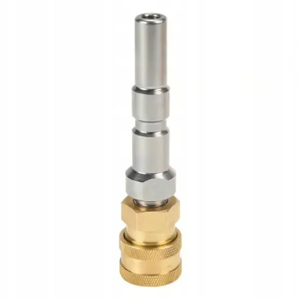 JetLink SteelConnect Adapter för Nilfisk – Snabbkoppling 1/4" | Rostfritt Stal & Mässing | Kompatibel med Nilfisk C110, C120