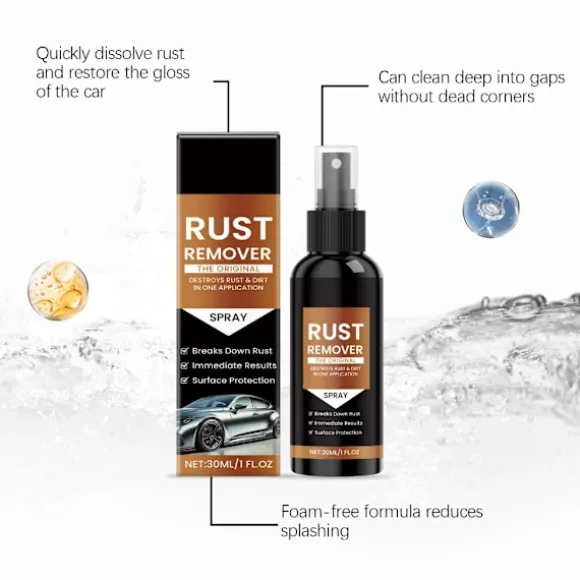Kraftfull Oxidationsborttagare Spray för Bildelar Kedjor Verktyg Bryter Ner Rost