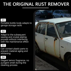 Kraftfull Oxidationsborttagare Spray för Bildelar Kedjor Verktyg Bryter Ner Rost