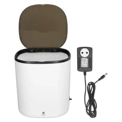 4,5L Bärbar Mini Tvättmaskin Bärbar Hink Tvättmaskin Strumpor Underkläder Tvättmaskin för Camping Reser Lägenhet Sovsal 100‑240V Vit EU-kontakt