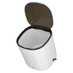 4,5L Bärbar Mini Tvättmaskin Bärbar Hink Tvättmaskin Strumpor Underkläder Tvättmaskin för Camping Reser Lägenhet Sovsal 100‑240V Vit EU-kontakt