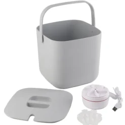 3.8L Mini Turbintvättmaskin Ljudreducering Hygienisk Bärbar USB Strumpor Underkläder