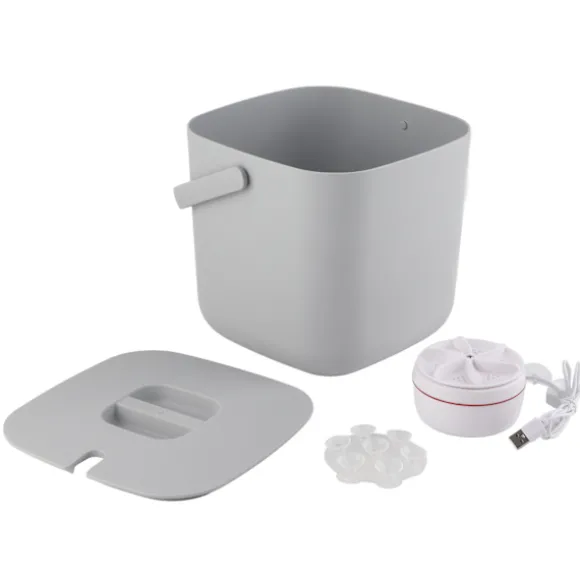 3.8L Mini Turbintvättmaskin Ljudreducering Hygienisk Bärbar USB Strumpor Underkläder