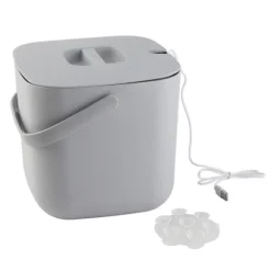 3,8L Mini-tvättmaskin med brusreducering, hygienisk, bärbar USB-tvättmaskin för strumpor och underkläder