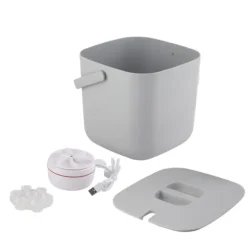 3,8L Mini-tvättmaskin med brusreducering, hygienisk, bärbar USB-tvättmaskin för strumpor och underkläder