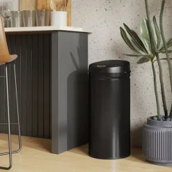 42L rostfri behållare med sensor, beröringsfri med mjukstängning