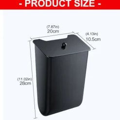 Liten Magnetisk Bil Sopkorg Organizer Skräpbehållare Fodral för ModelY/3 Garbage can