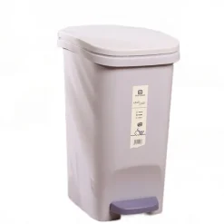 8LSquare papperskorg med lock, kreativ stor papperskorg Purple