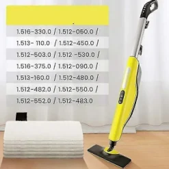 (LWDd) 6 st Tvättbara Triangel Ångmoppar, Mikrofiber Moppdynor Ersättningsgolvskydd Ångrengörare och Ångmopp Ersättningsdelar