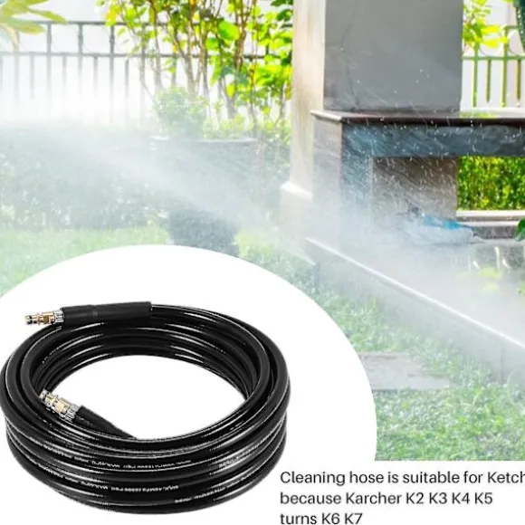 10m högtryckstvätt slang kompatibel med Karcher K2 K3 K4 K5 K6 K7