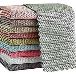 Magisk Duk, 10-pack Multifunktionell Mikrofiber Rengöringsduk Flerfärgad 30x40CM (LGL)