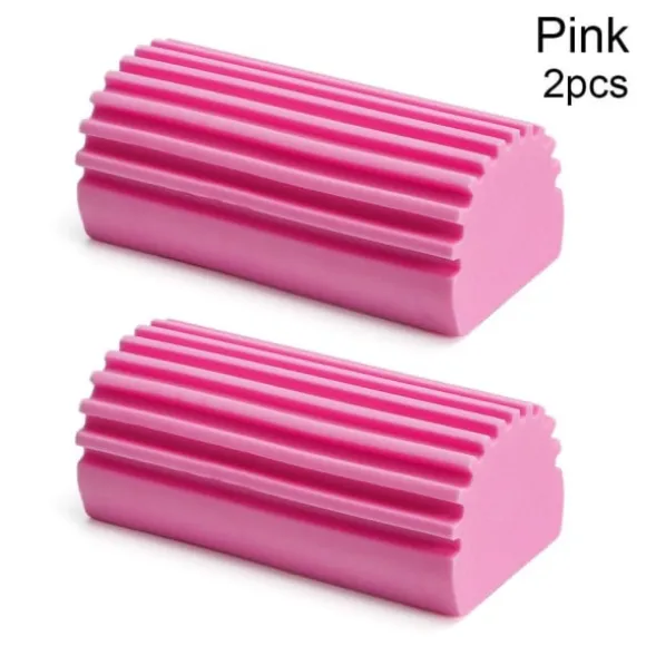 Magiskt dammrengöringssvampar våtrengöring dammsvamp Pink 2 Pcs-2 Pcs