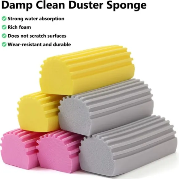 Magiskt dammrengöringssvampar våtrengöring dammsvamp Pink 2 Pcs-2 Pcs