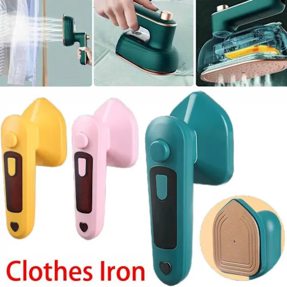 Micro Steam Iron Handhållen Garment Steamer ROSA Pink
