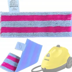 Mikrofiberduk EasyFix Rosa – Hög Absorptionsförmåga | Kardborrefäste | Ersättningsdel för Karcher SC2, SC3, SC4