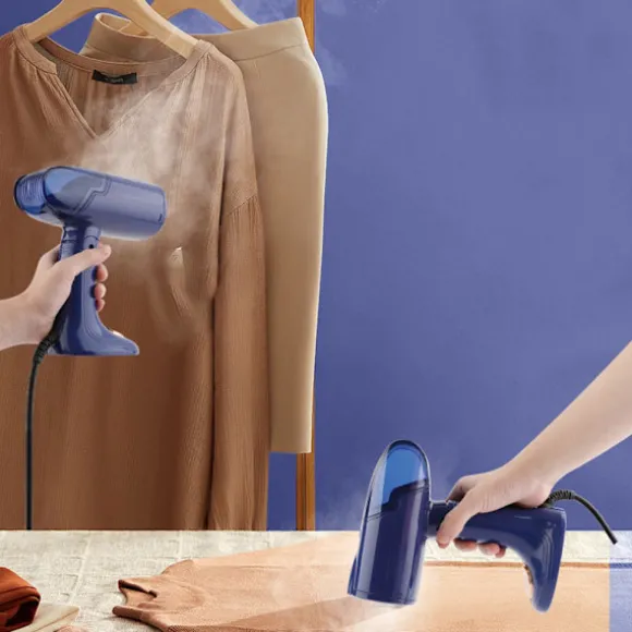 Mini Handhållen Klädångare - 1500W Hög Effekt, Portabel och Effektiv, Snabb Uppvärmning för Hem och Resor
