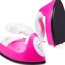 Mini värmepressmaskin Mini elektrisk strykjärn Bärbar praktisk värmepress mini strykjärn med laddningsbas Ac