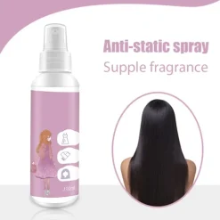 100ml Multipurpose Antistatspray Kläder Antistatisk Spray för Kläder Textilier Möbler och Bil