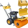 Multifunktionell bensindriven snöplog/sopmaskin 6,5HK