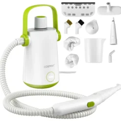 Multifunktionell ångtvätt bärbar handhållen ångrengöringsmaskin med 1000 W power green