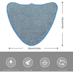 Ångmopp Pads för Dirt Devil DSS04-E01 Ångrengöringsborste (4-pack) [DB]