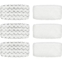 Ångmoppdynor för Bissell PowerFresh Vac & Steam 2747A, 1132154316321652 Symphony Dammsugare och Ångmopp-serien, 6-pack