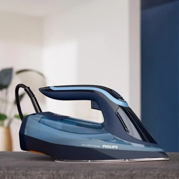 Ångstrykjärn - Philips - DST8020/20 - 3000 W - Ångutsläpp 240 g/min - Keramisk sula Blå