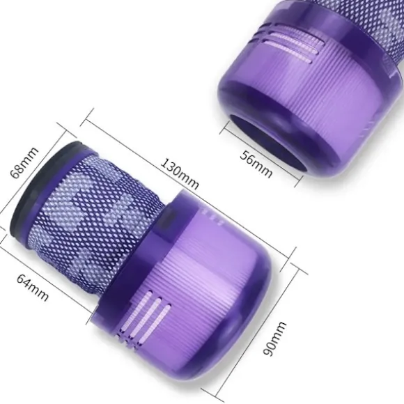 2-Pack - Filter för Dyson V10/V11/V15 - Efterfilter Purple V11/V15 (HEPA)