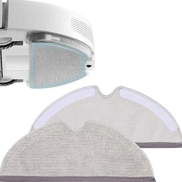 5-Pack - Moppduk för Xiaomi Roborock S5, S6, S50, S51, S55, MaxV grå