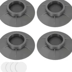 4-pack antivibrationsfötter för tvättmaskin, absorberar 95,7 % av ljud och vibrationer, kraftfull dämpare för tvättmaskin, för tvättmaskin och möbelben under | Fyndiq