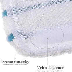 5-pack Black Decker Mikrofiberdukar för Ångmoppar - Alternativ till FSMP20 FSM1630, FSM1616, FSM1321, FSM1605, FSMH13151SM ETC