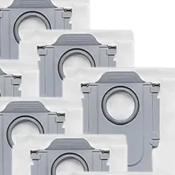 12-pack dammpåsar för Roborock QV 35A / QR 798 / QR 598 robotdammsugare - Inkluderar 4 trasor & 8 dammpåsar