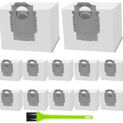 12-pack dammsugarpåsar för Roborock Q7 Max /q7 Max+ / Q7 Max Plus