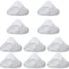 10-pack ersättningsdynor kompatibla med H2O Mop X5 ångmopp