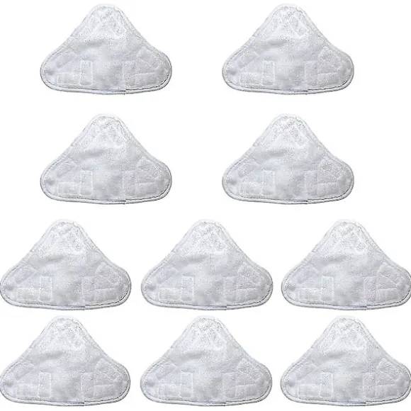 10-pack ersättningsdynor kompatibla med H2O Mop X5 ångmopp