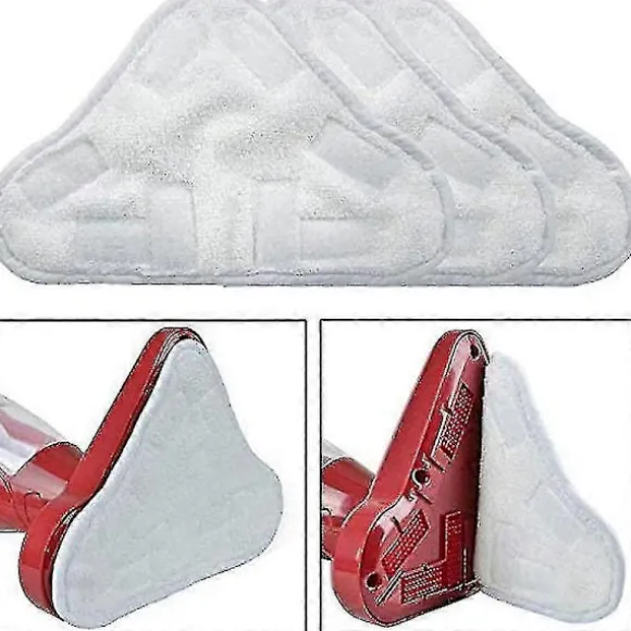 10-pack Ersättningsmopp Mikrofiberduk För H2o Mopp X5 Triangulär Drag-XinHan