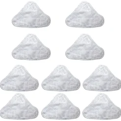 10-pack Ersättningsmoppdynor Kompatibla med H2O Mop X5 Ångmopp