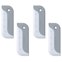 4-pack Fågelskrapa Fönsterglas Torkare Hushålls Glas Torkare Verktyg Rengöringsverktyg grey