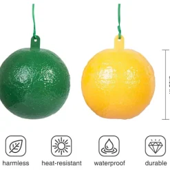 4-pack flygboll fruktfluga citrus stor fruktfluga klisterbräda fruktfluga boll fruktaffär fruktfluga sticky needle bifälla (gul + grön)