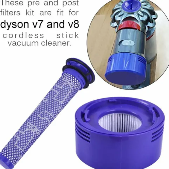 3-pack förfilter och efterfilter för Dyson V8 och V7