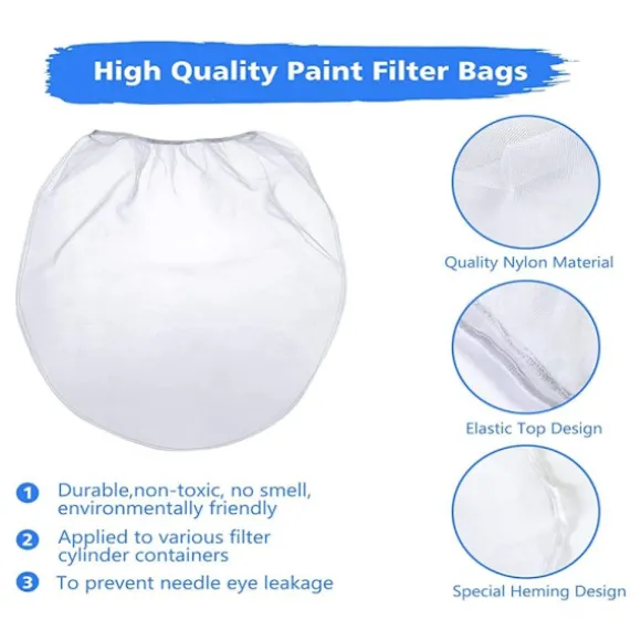 10-pack färgsilpåsar Mesh filterpåsöppning