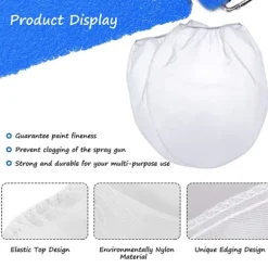 10-pack färgsilpåsar Mesh filterpåsöppning
