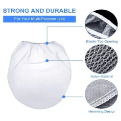 10-pack färgsilpåsar Mesh filterpåsöppning