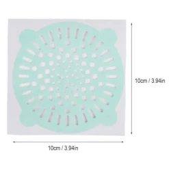 10-pack Grön Självhäftande Engångs Avloppsfilter Golvbrunns Skyddsfilm
