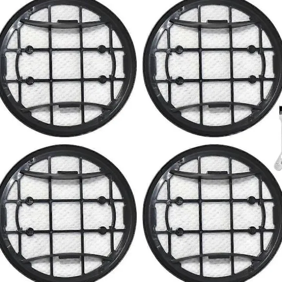 4-pack HEPA-ersättningsfilter för 7000 8000-serien XC7053 XC7055 XC7057 Robotdammsugartillbehör [DB] Black