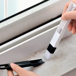 *2-pack 2-i-1 rengöringsborste för fönsterluckor, små ventilationsluckor,*