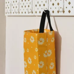 2-pack Köksavfallspåsar Plast Tvättbara Väggmonterade Vikbara Soppåsar kompatibla Kök Badrum Vardagsrum Kontor Husbil (34*10cm)