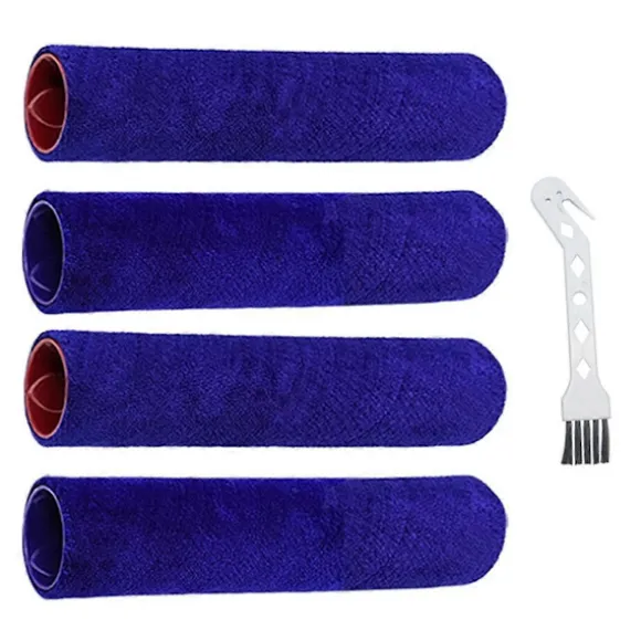 2-pack Kompatibla för Wash G1 Golvrengörare Mjuk Huvudborste Rulle Ersättningstillbehör Reservdelar